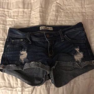 Hollister jean short shorts